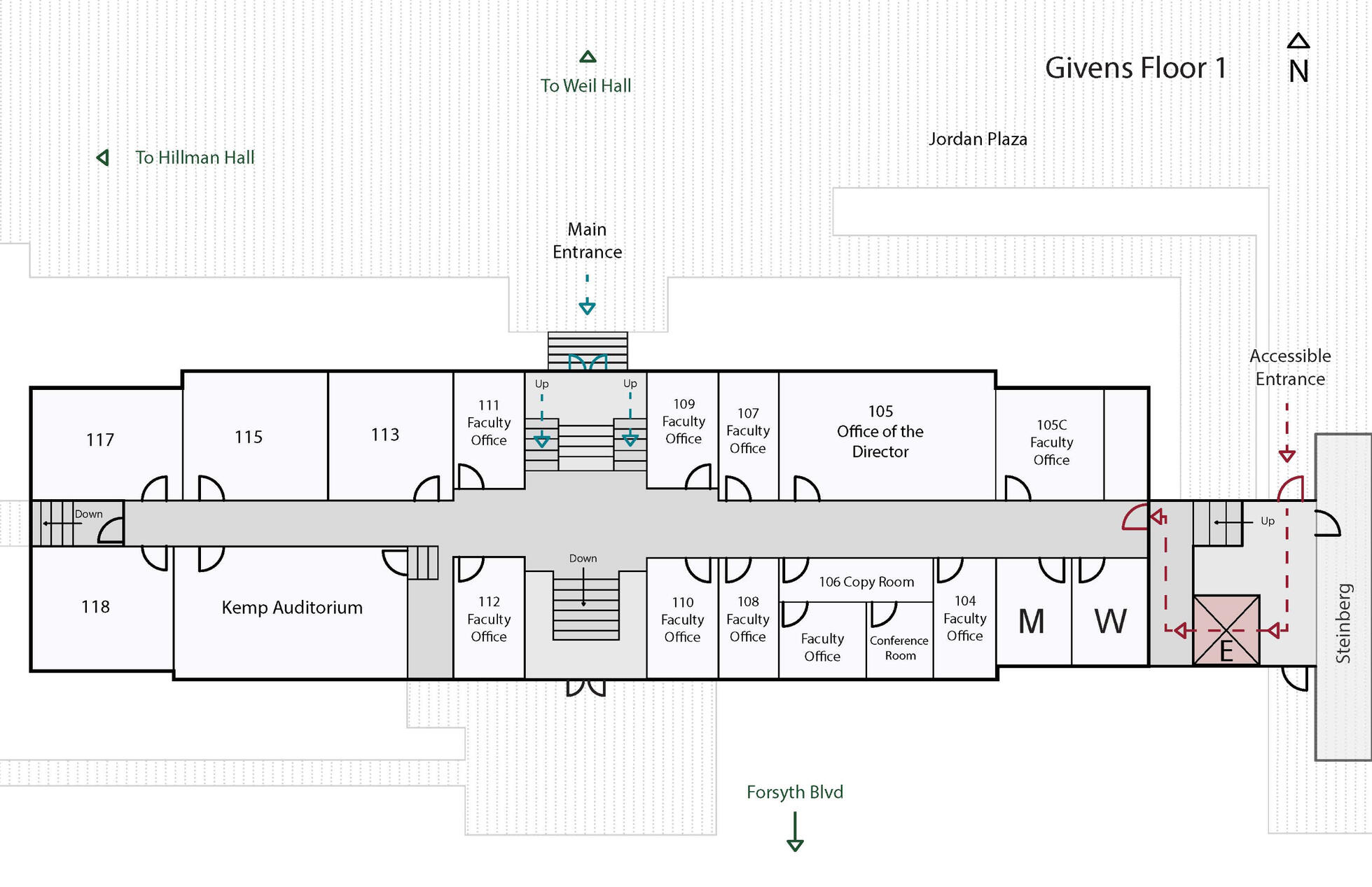 Givens Hall - Floor 1